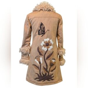 NWTBohemian Groove Faux Suede Jacket XXS OVERSIZED